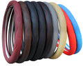 Couvre-Volant Voiture Cuir PU Gaufré - Universel 14.5-15 Pouces