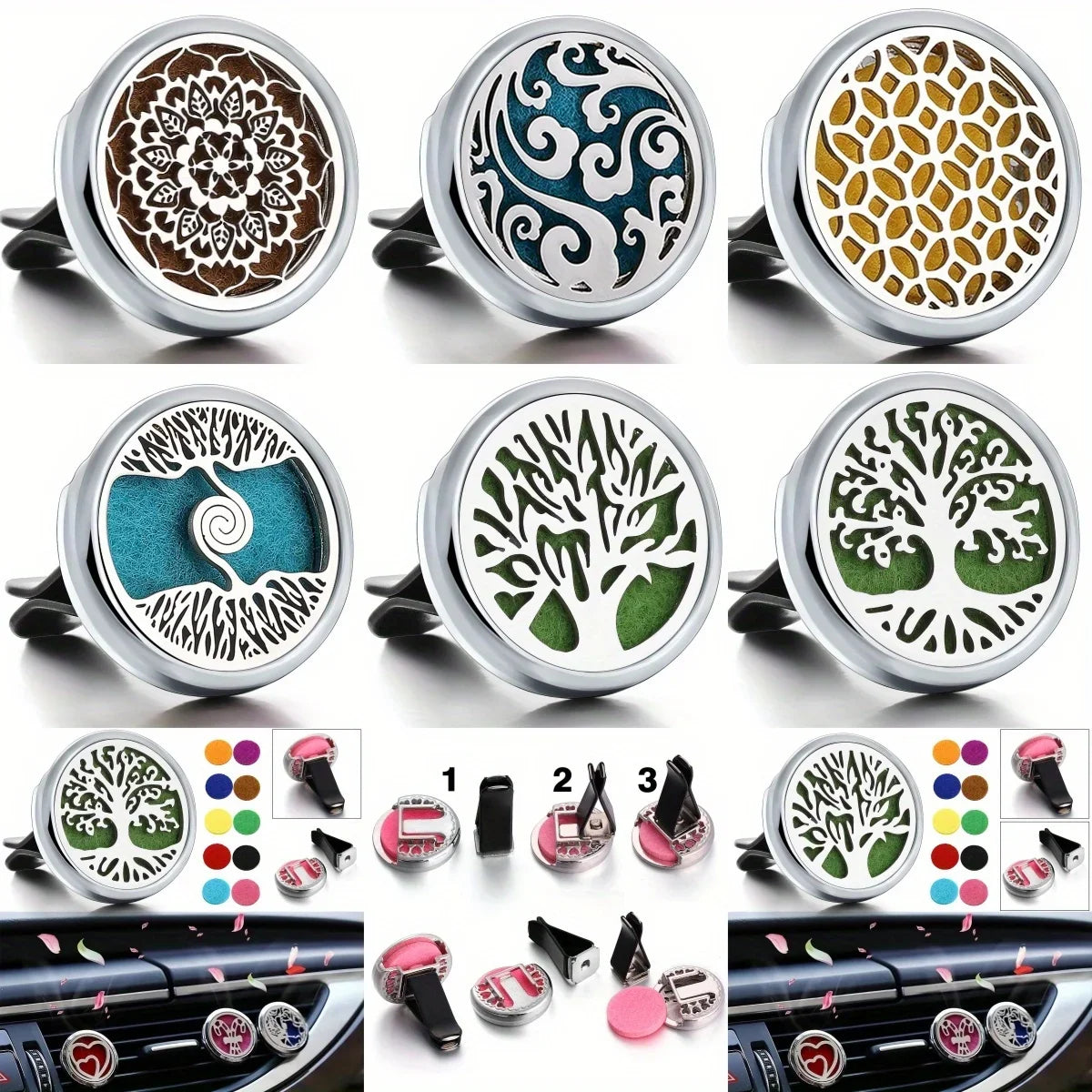 Diffuseur de Parfum Voiture Rechargeable
