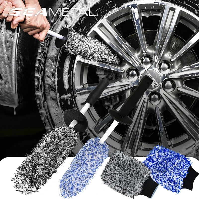 Kit Brosse & Gant Nettoyage Jantes Pro