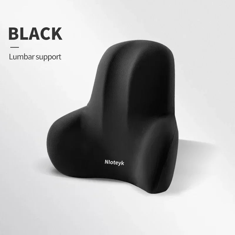 Coussin lombaire mémoire de forme - coloris noir